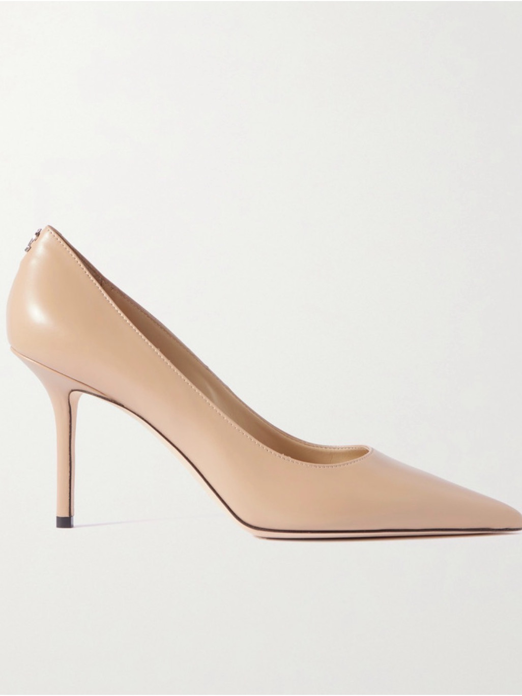 Jimmy Choo Love 85 Beige Pointed-Toe Stiletto Pump